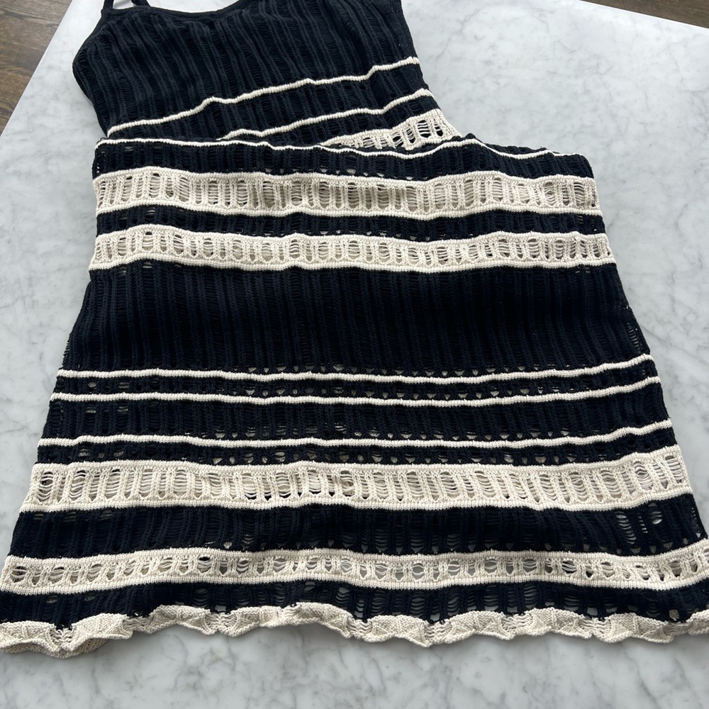 NWT Abercrombie & Fitch Crochet-Style Maxi Dress Size Medium - Picture 8 of 10